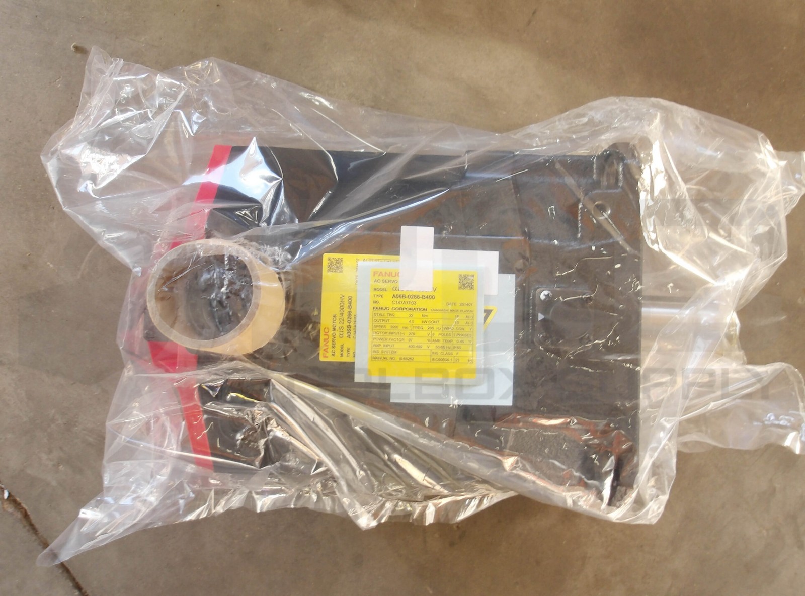 NEW FANUC A06B-0266-B400 AIS 22/4000HV SERVO MOTOR ALPHA IS BRAKE