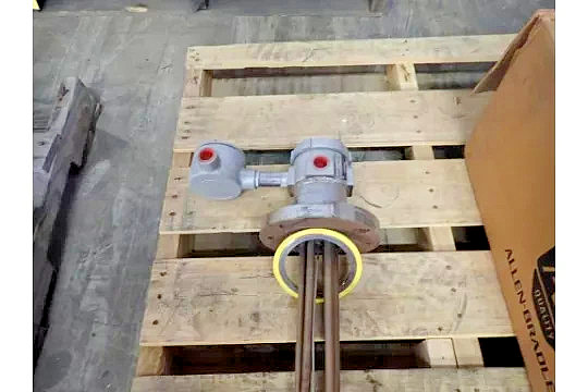 Wiegand 240V 3PH 9KW industrial Immersion Heater Flange Mount Emerson TM-3XXE3