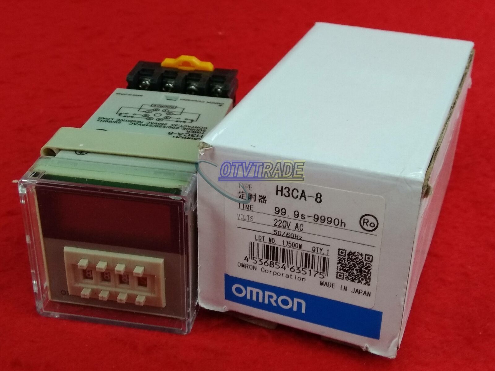 NEW ONE IN BOX OMRON Timer H3CA-8 200/220/240VAC