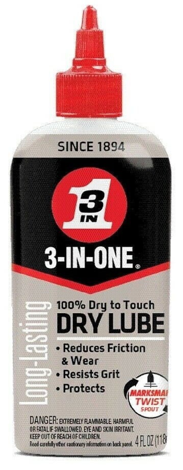 3-IN-ONE DRY LUBE Liquid to Dry Lubricant drill chain tool Three in 1 oil 12002