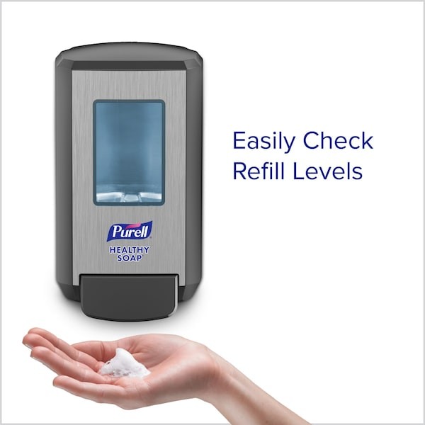 Purell 5134-01 Soap Dispenser, Wall Mount, Manual, Push Style, Graphite
