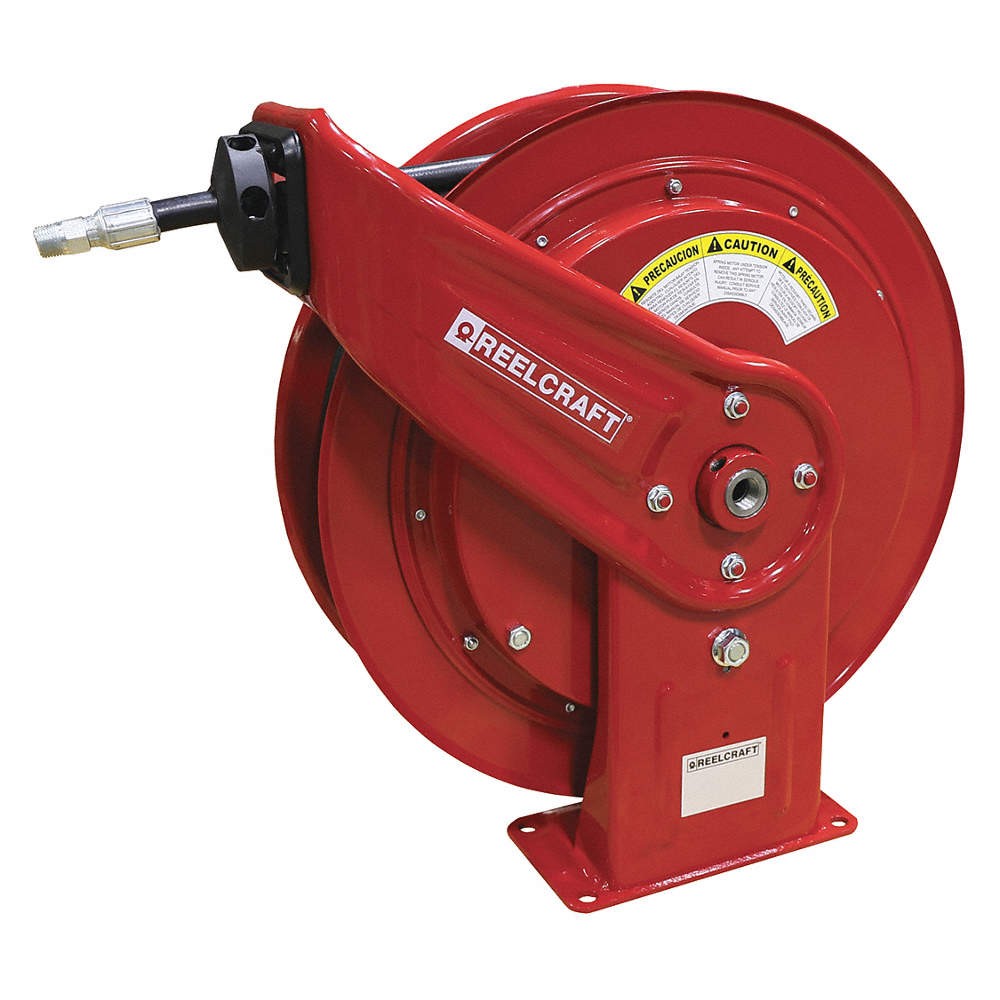 REELCRAFT HD74100 OHP Spring Return Hose Reel,1/4″ MNPT,100 ft 48ZW99
