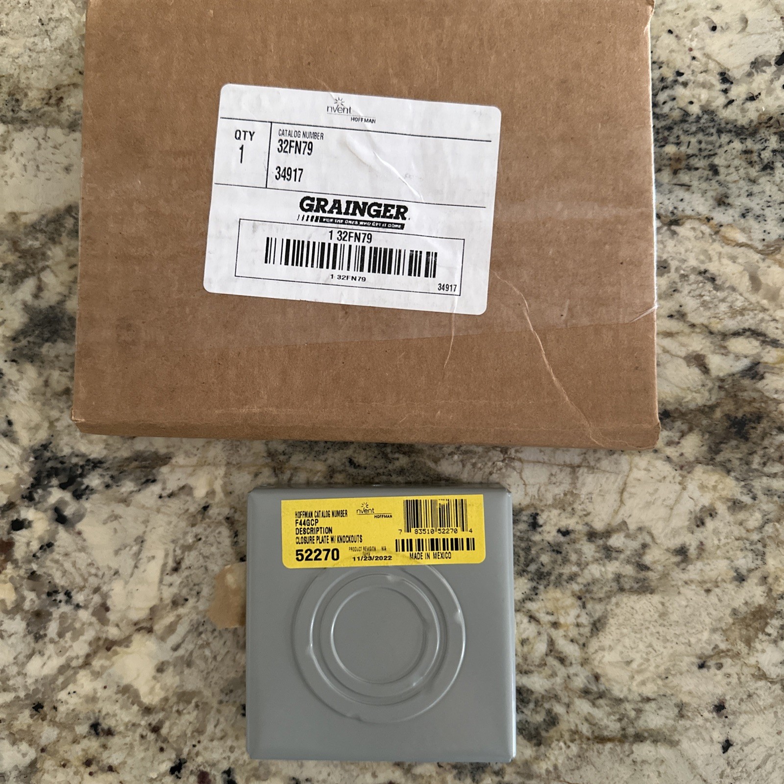 Nvent Hoffman Wireway Closure Plate, 1 T NEW + FAST SHIPPING