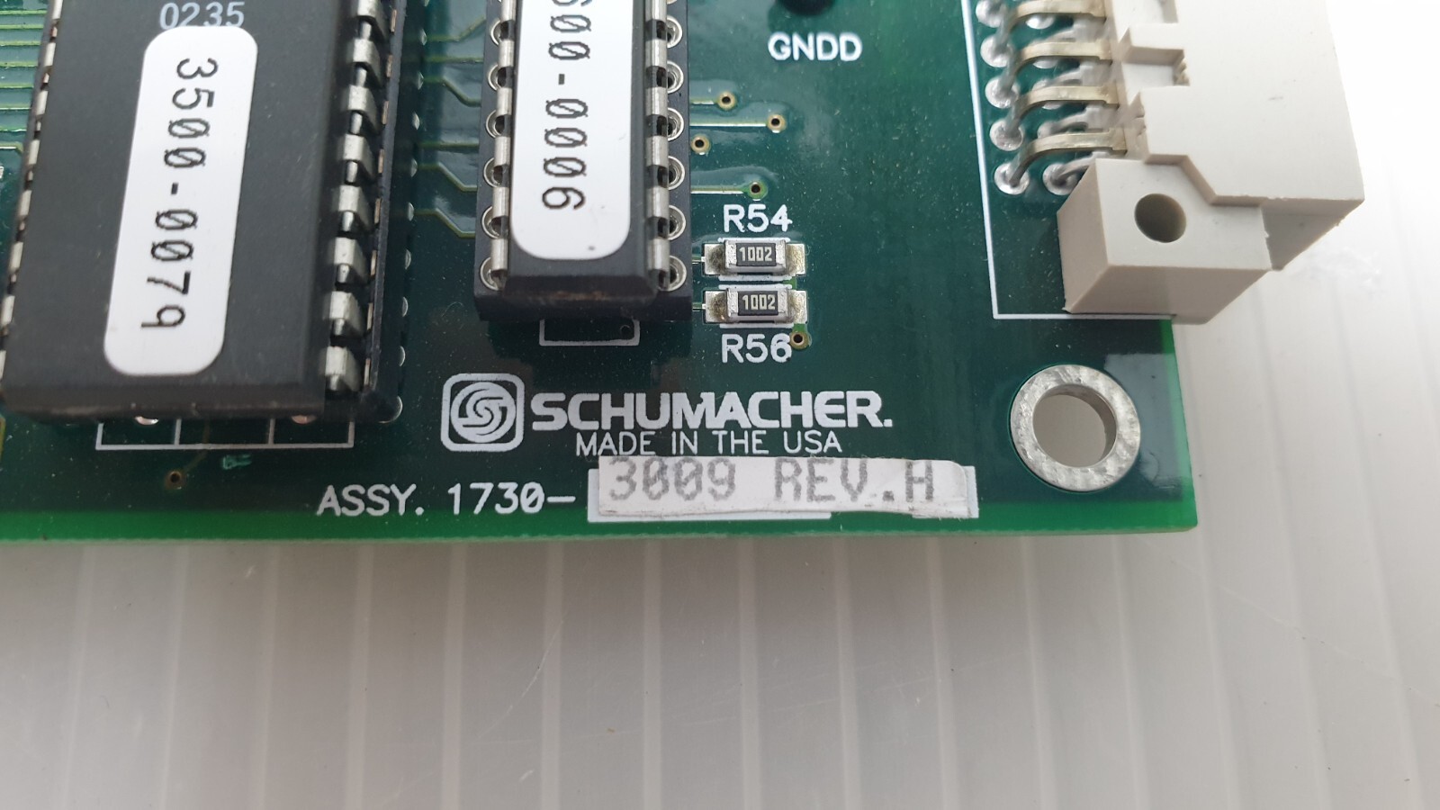 Schumacher 1730-3009 I/O Input Output Controller PCB Card