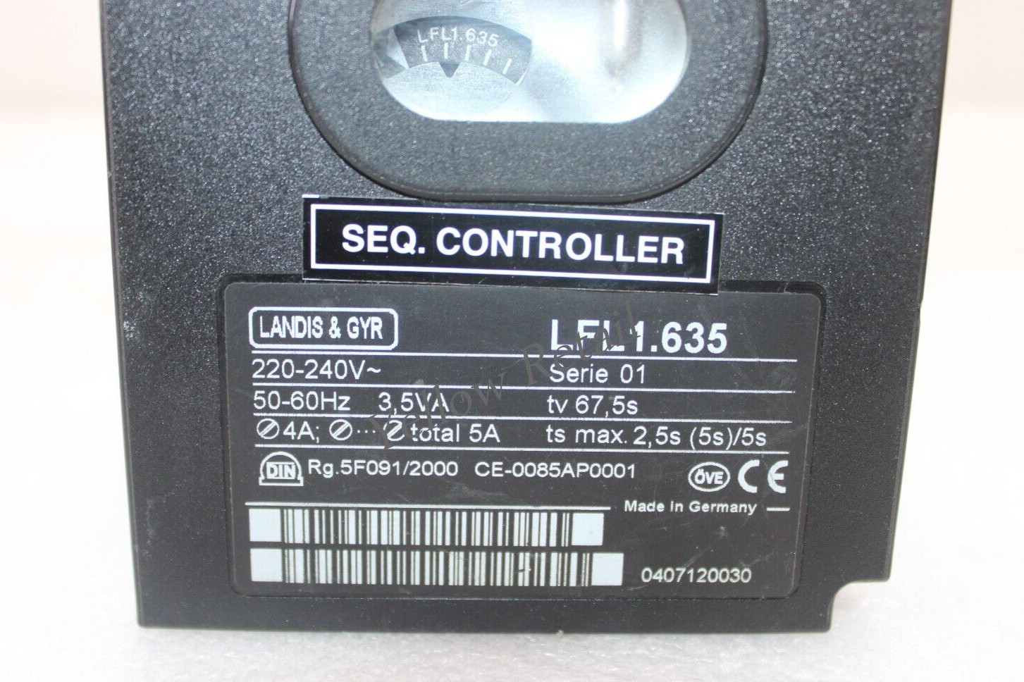 LANDIS & GYR LFL1.635 GAS BURNER CONTROLLER 220-240V 50/60Hz LFL1635