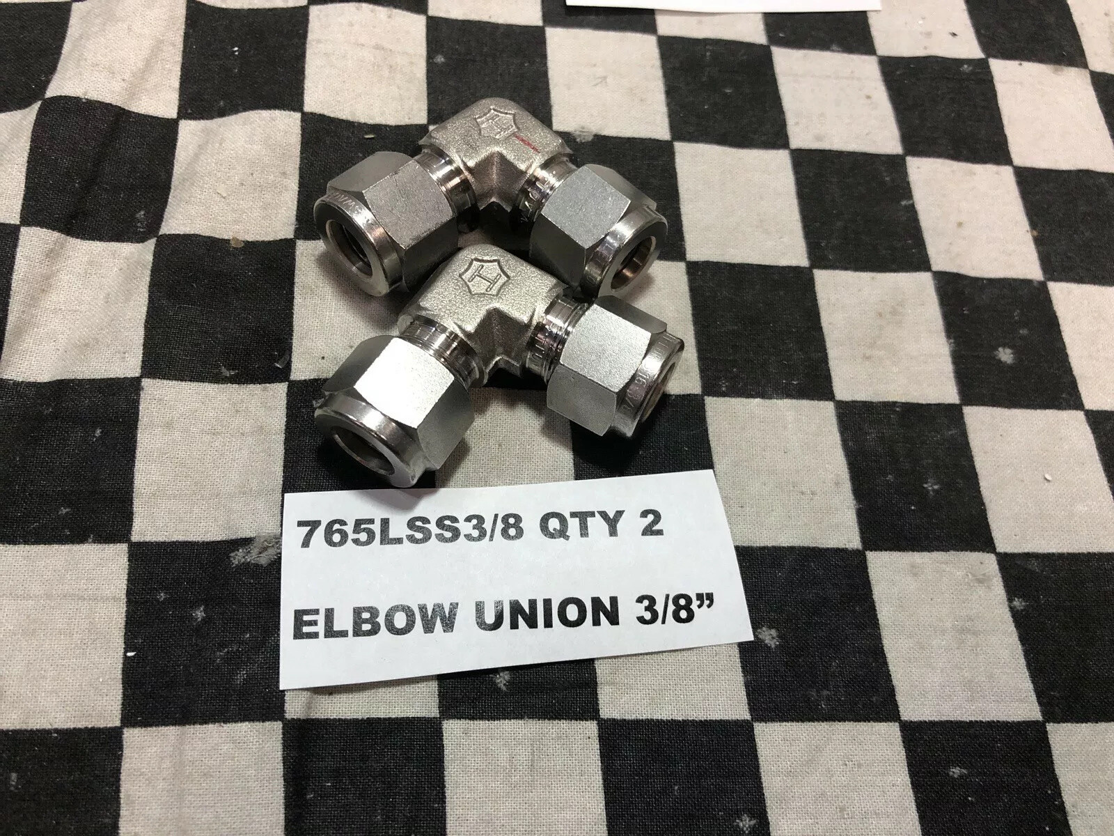 Ham Let TEE ELBOW UNION 764LRSS3/8X3/8X1/4 764LSS3/8 762LSS3/8 765LSS3/8 #120Q4