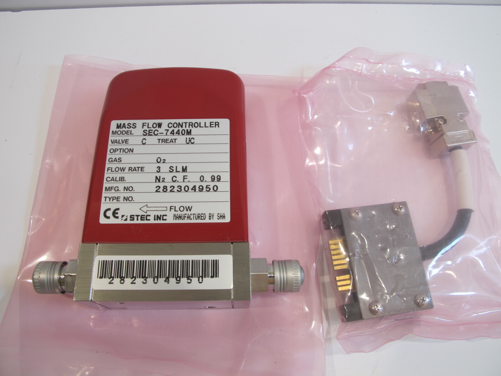 STEC SEC-7440M Mass Flow Controller (O2 / 3slm)