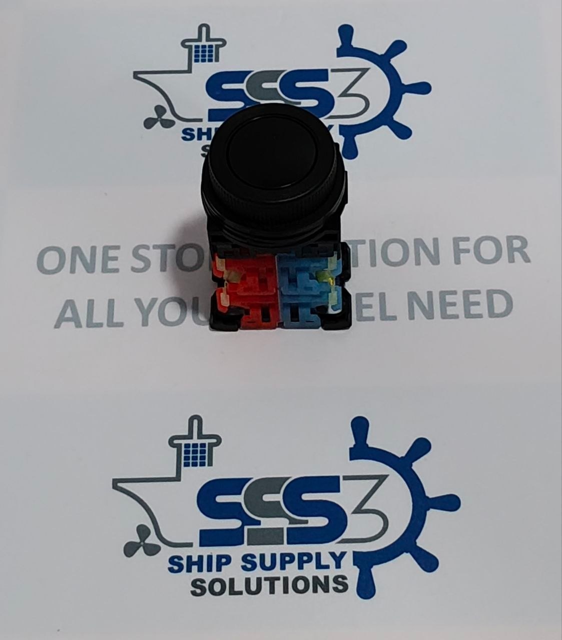 Fuji Electric AR30F0R Black Push Button Switch (Lot of 5 pcs)