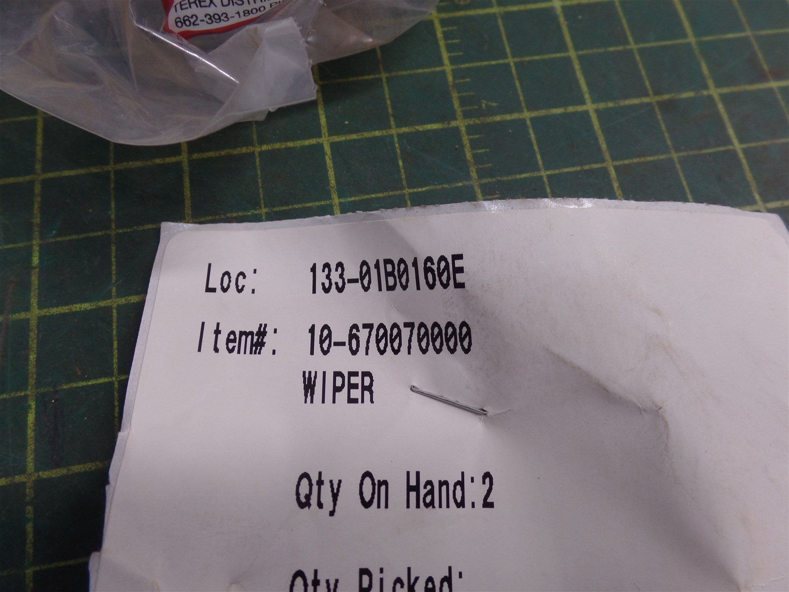 GENUINE TROJAN O&K 10670070000 WIPER SEAL ASSEMBLY, TEREX 10-670070000, N.O.S