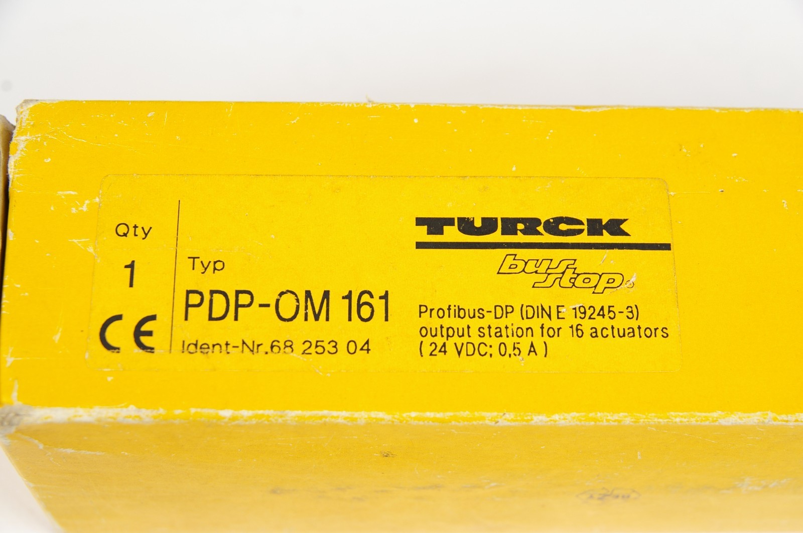 Turck PDP-OM161 6825304 Profibus-DP Bus Stop