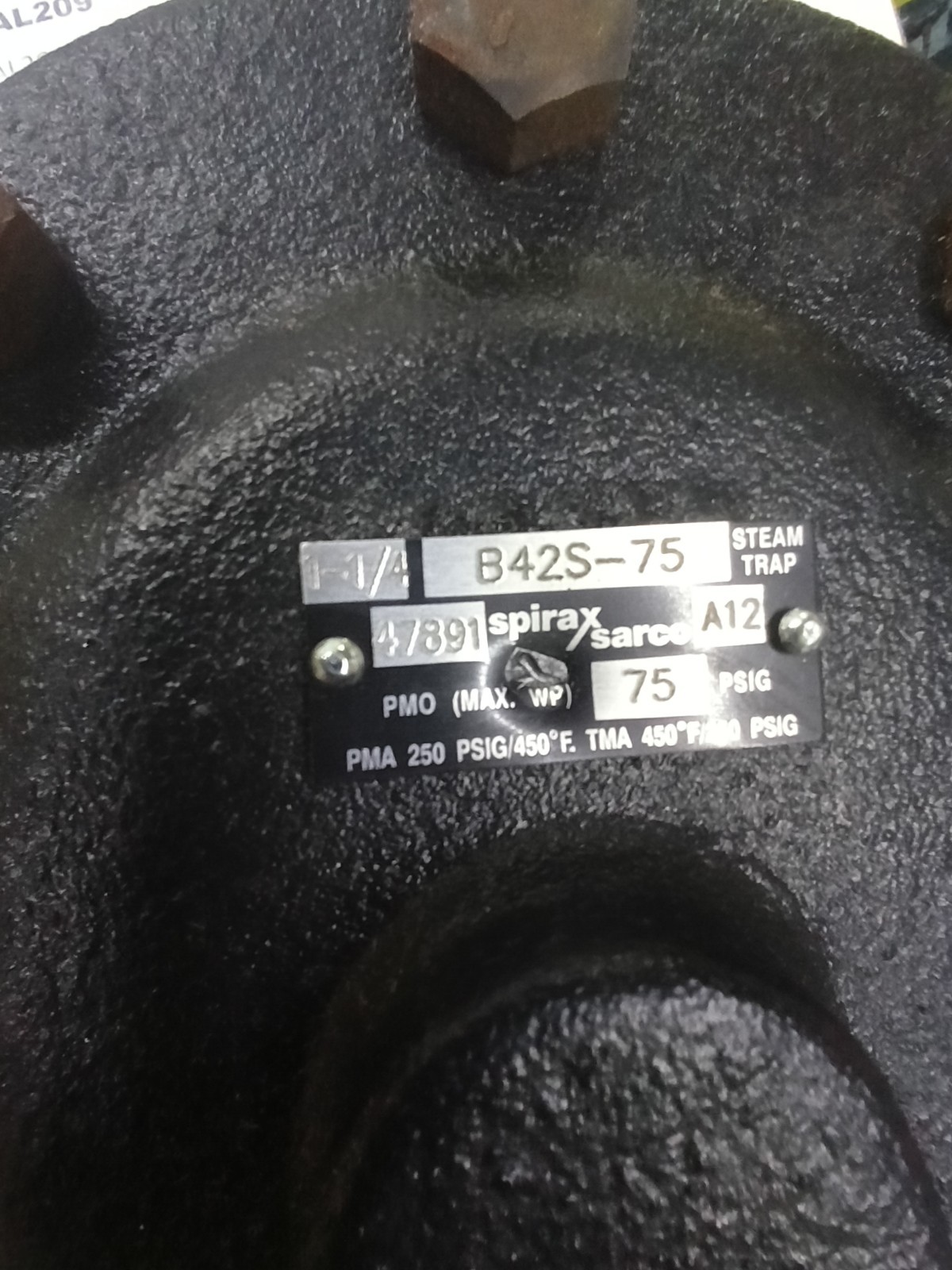 1-1/4” SPIRAX SARCO B42S-75 STEAM TRAP
