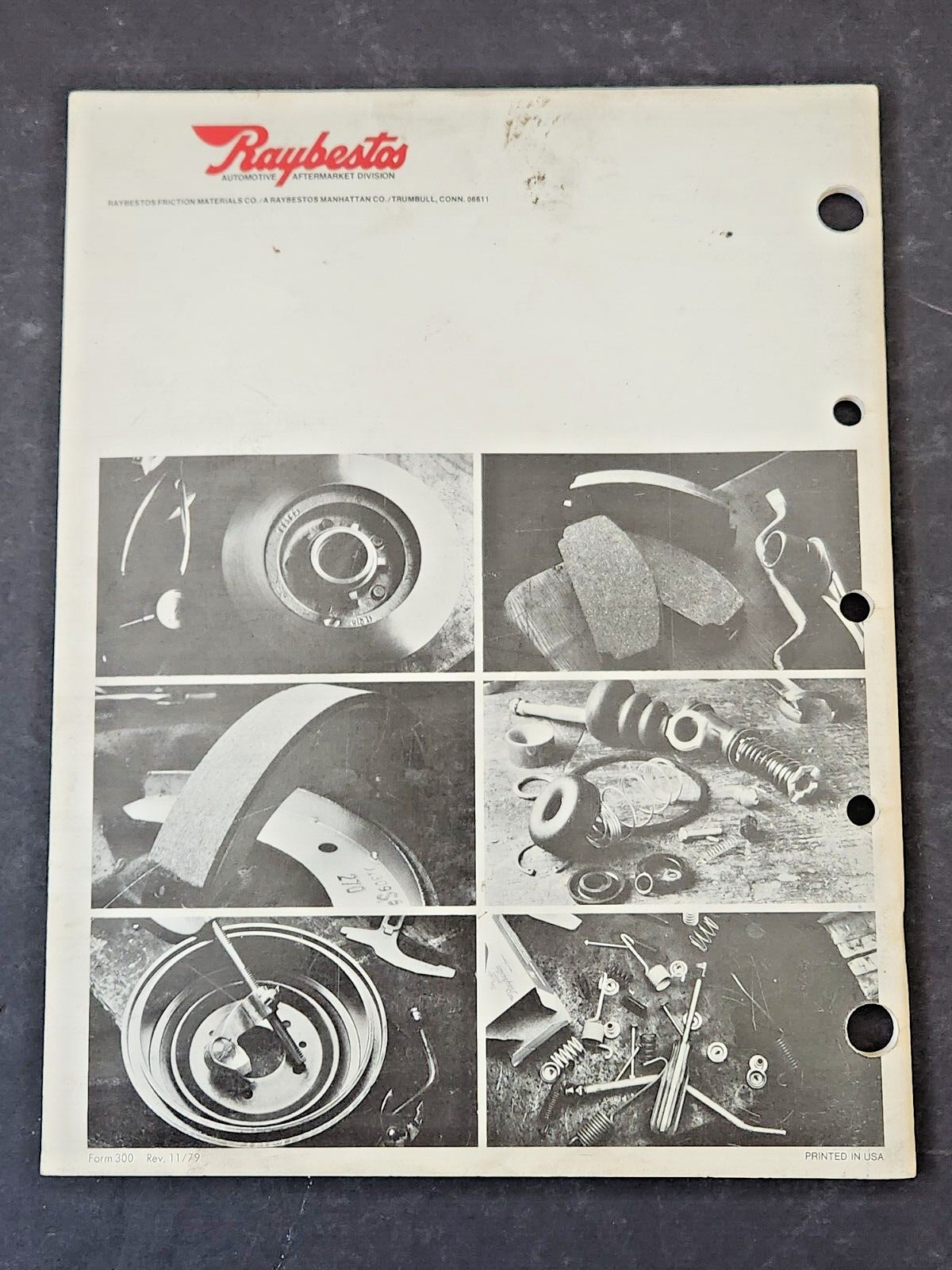 RAYBESTOS Foreign Car Brake Manual 1979