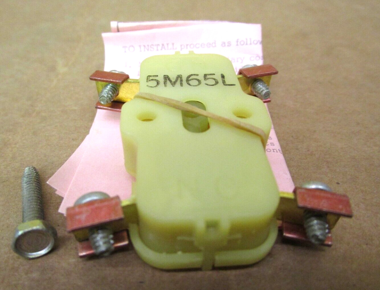 Ward Leonard 5M65L N.O.-N.C. Low Power Auxiliary Contact Assembly 50997LR