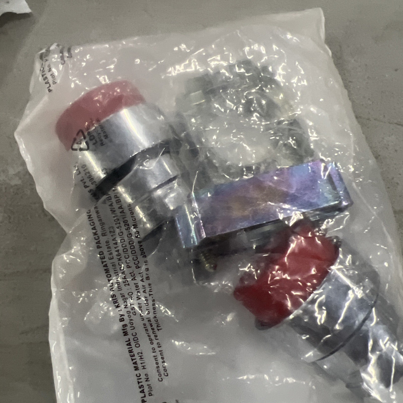 Altech Corp. 2AP4 Push Button Operator 22mm Red —- 2 Pack
