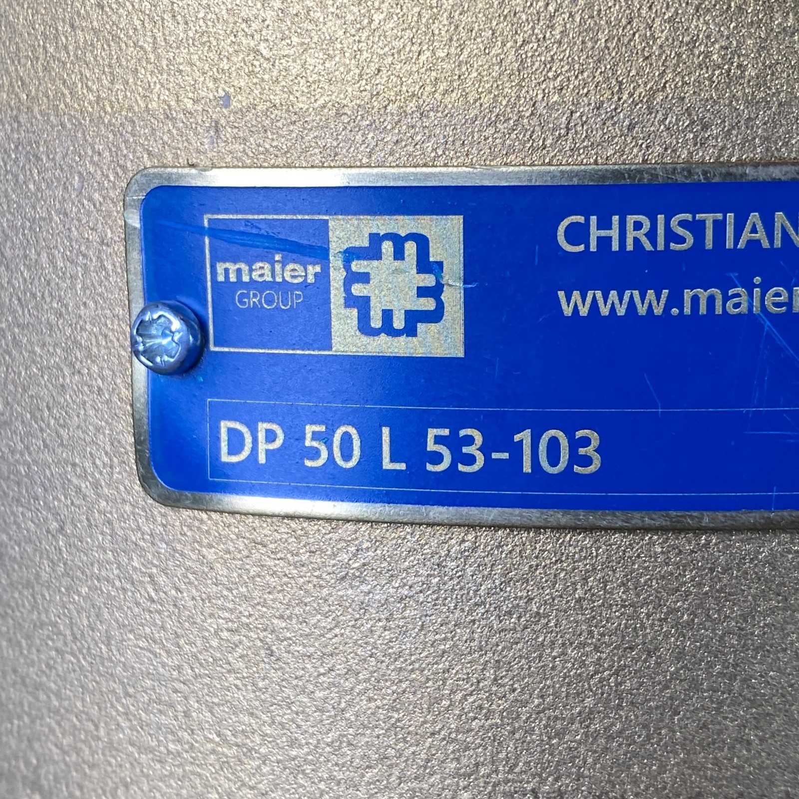 MG Christian Maier Group DP 50 L 53-103 586979 2″ NPT DN50 Rotary Joint NEW