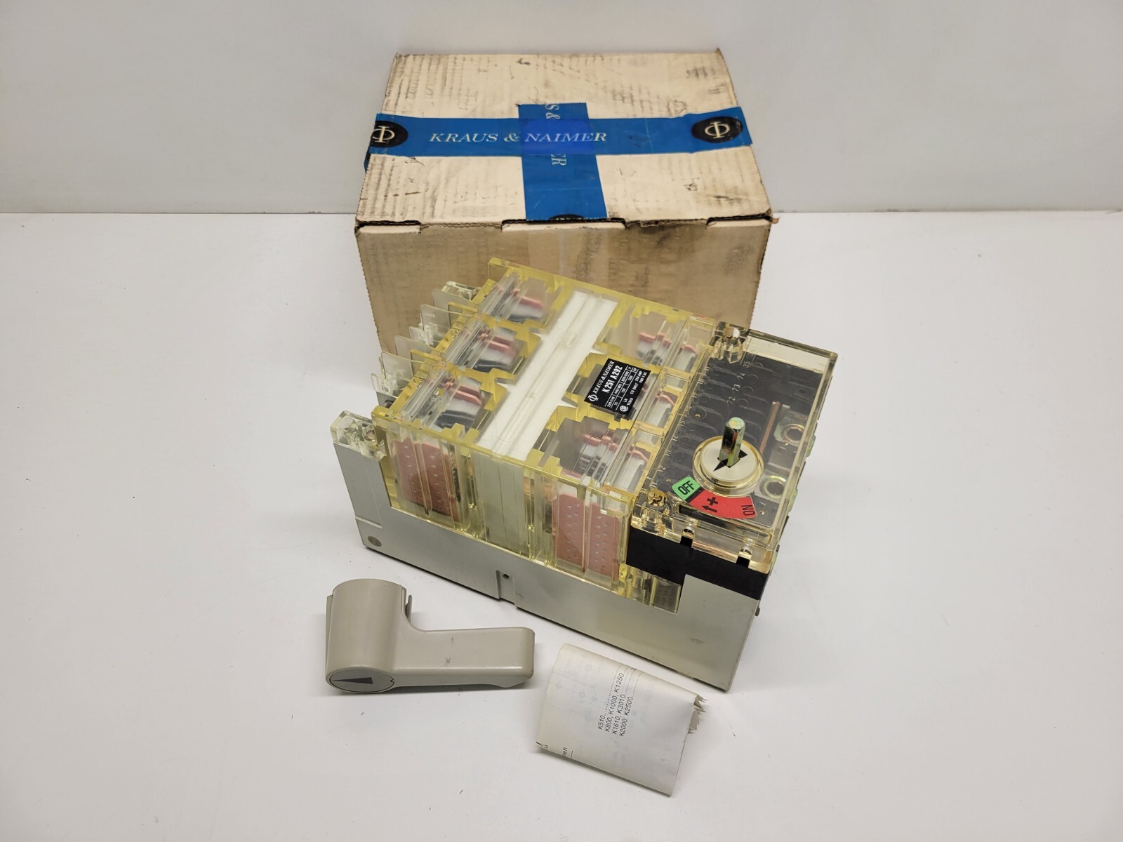 NEW OLD STOCK! KRAUS & NAIMER 40/75/100HP ROTARY SWITCH K251-A292