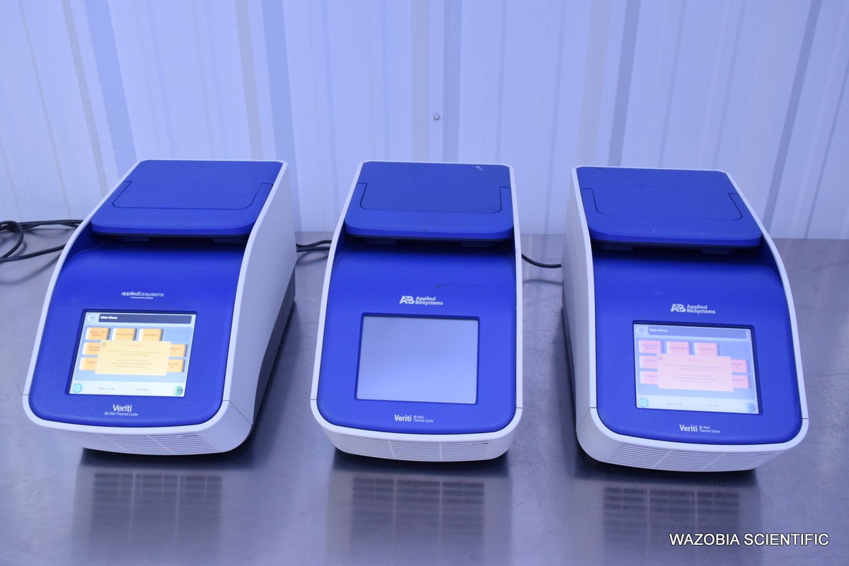 LOT OF 3 AB APPLIED BIOSYSTEMS 9902 VERTI 96 WELL THERMAL CYCLER PCR 4375786