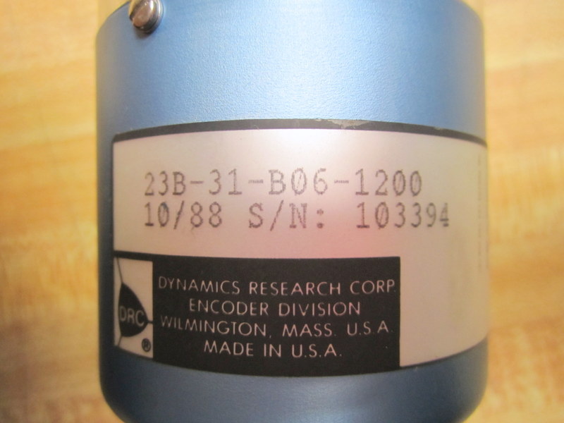 Dynamics Research 23B-31-B06-1200 Rotary Encoder DRC