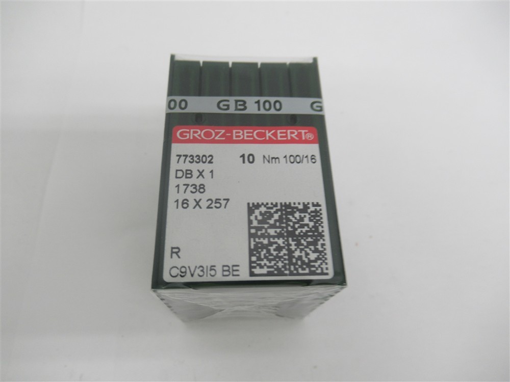 Groz Beckert 773302, 16 x 257 Sewing Needles, 100 Pack