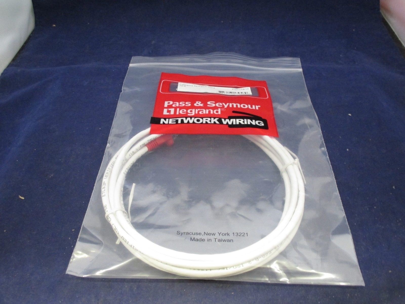 Pass & Seymour PSPC5B10 Cat5E Patch Cord