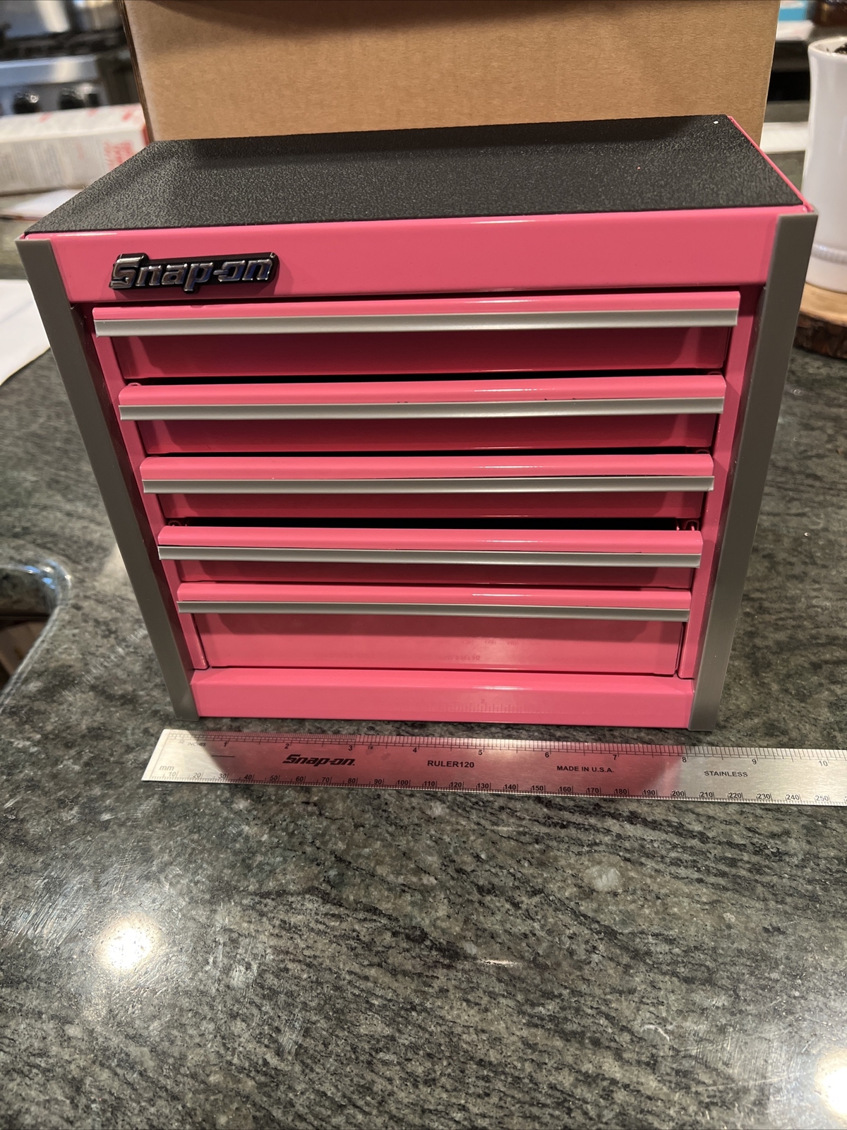 Snap On kmc922aptp five drawer micro roll cab in pink
