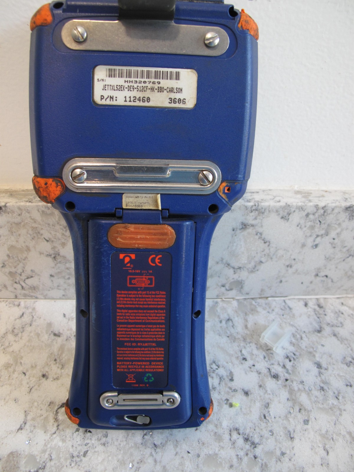 Carlson Explorer 600+ Data Collector turns on
