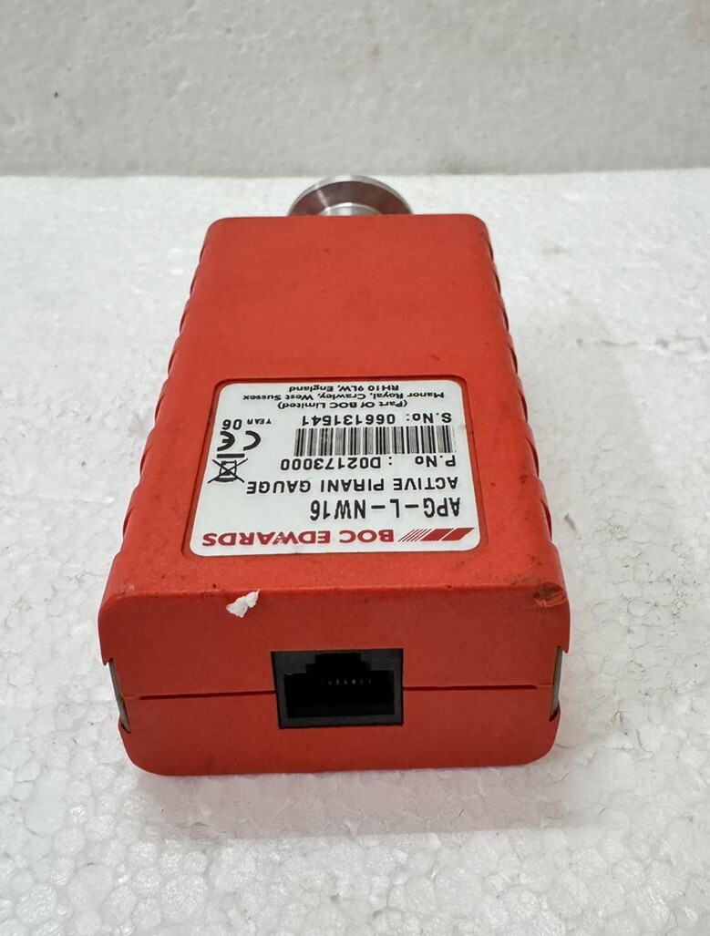 BOC EDWARDS APG-L-NW16 ST/ST ACTIVE PIRANI GAUGE