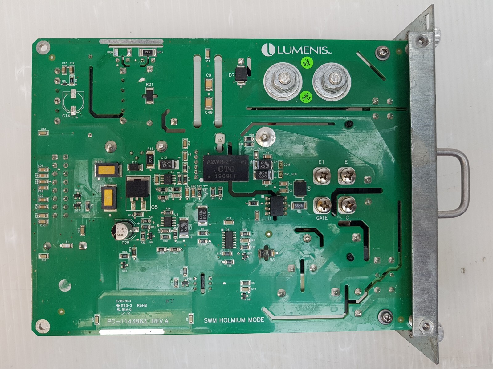 Lumenis PC-1143863 REV. A SWM HOLMIUM MODE