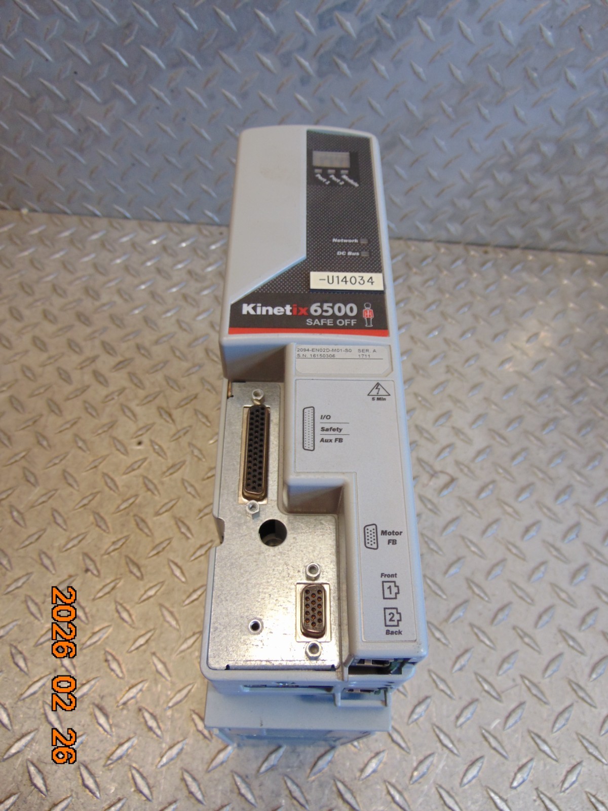 ALLEN BRADLEY 2094-EN02D-M01-S0 SER A SAFE OFF CONTROL MODULE