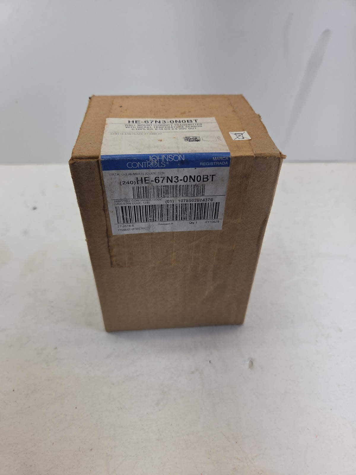 JOHNSON CONTROLS HE-67N3-0N0BT NICKEL TEMP SENSOR