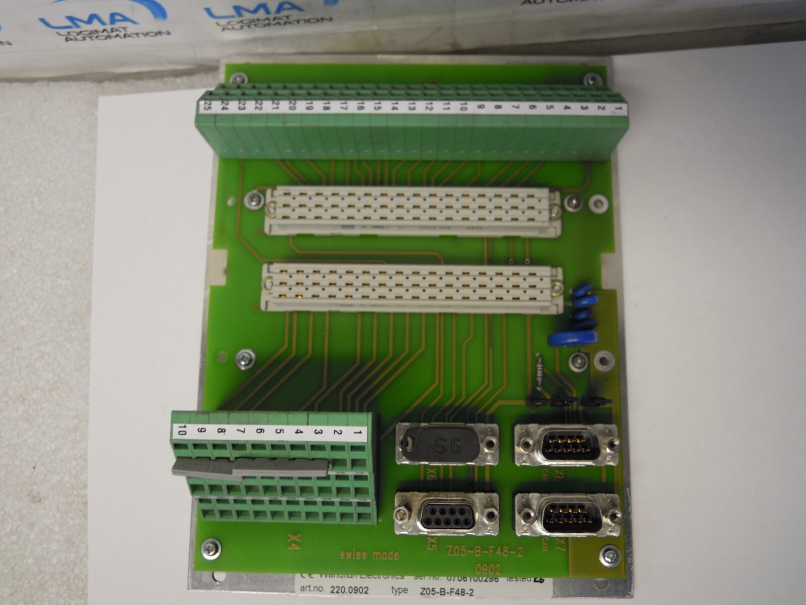 WANDFLUH ED2 ELECTRONICS ED2AE-B #2 CONTROLLER 727.2159 + BASE Z05-B-F48-2