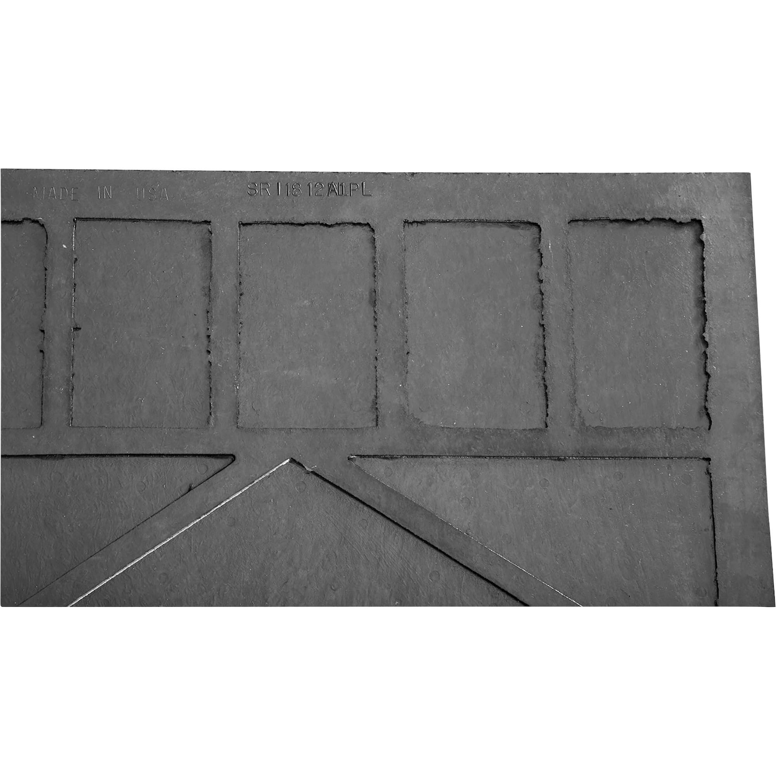 Buyers Heavy-Duty Rubber Semi-Truck Mud Flaps Pair 18in.W x 12in.L Model