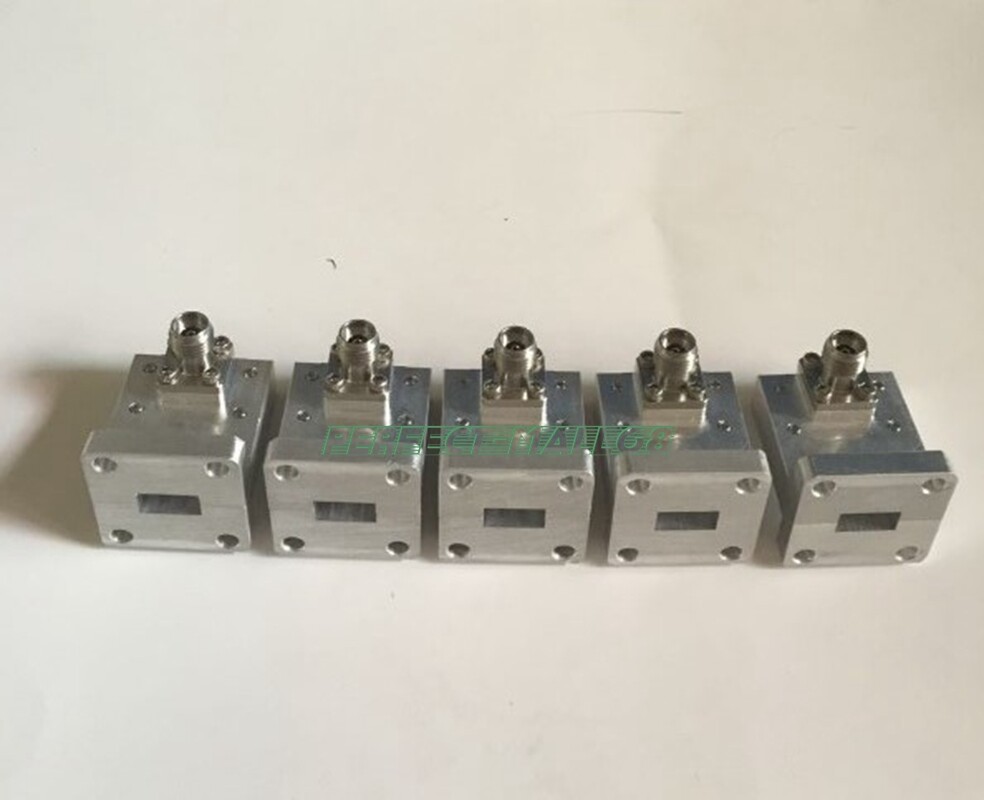 1pc New YERKON–BJ220 (WR42) Waveguide Coaxial Converter 17.6-26.7GHz 1.2