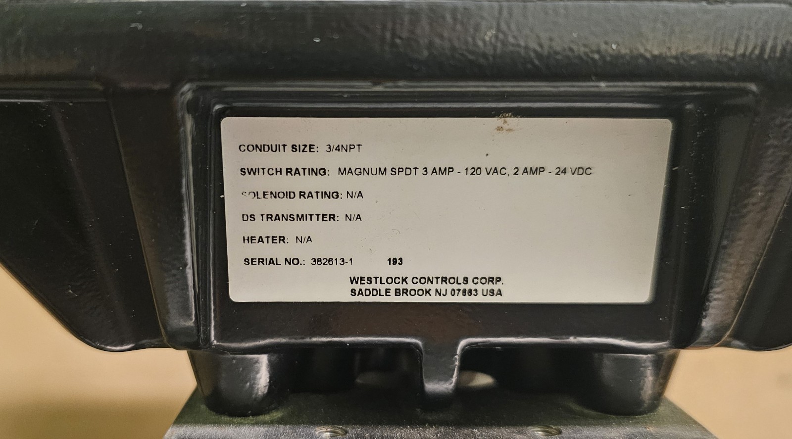 Air Torque PT400U Pneumatic Valve Actuator w/ Westlock Controls 9479NBY2B2M0600