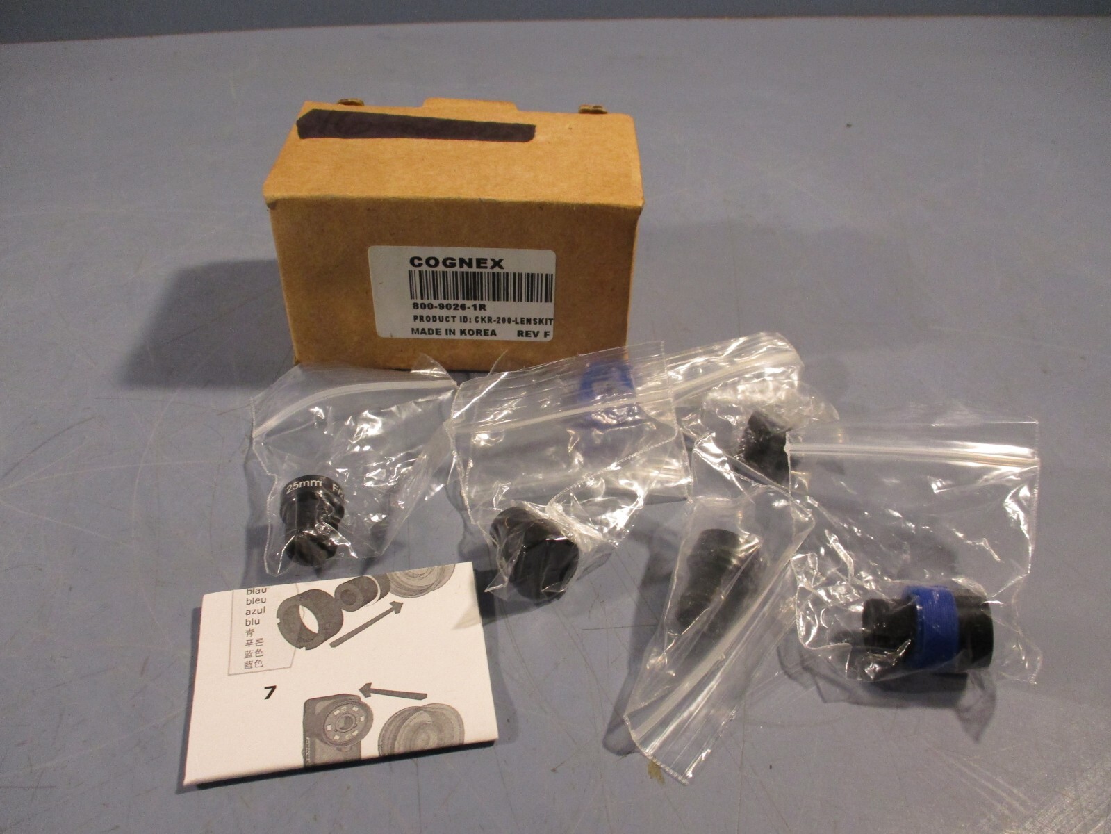 Cognex Checker Lens Replacement Kit 800-9026-1R