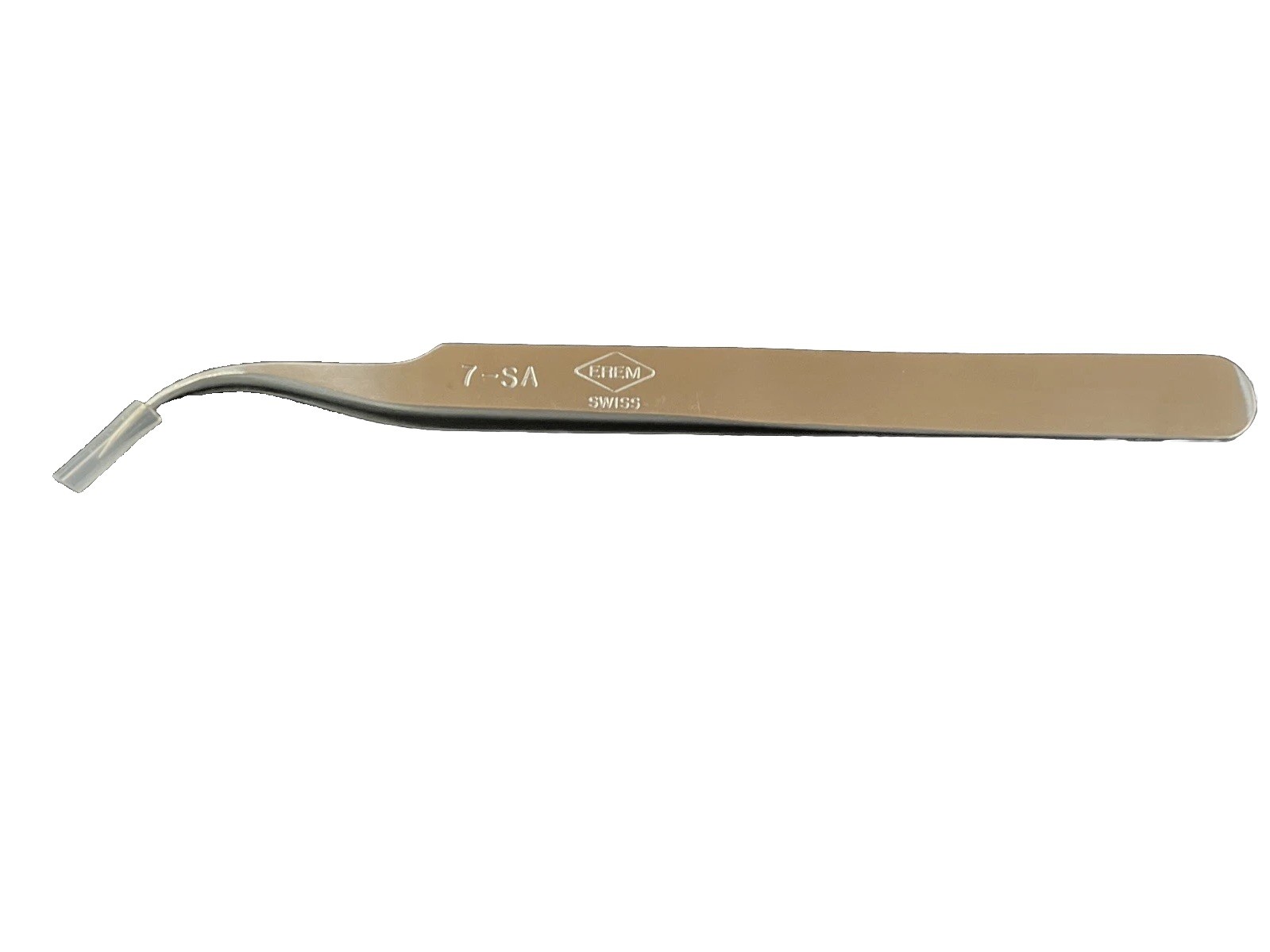 Erem 7Sa Tweezer, Fine Tip, Curved, Swiss