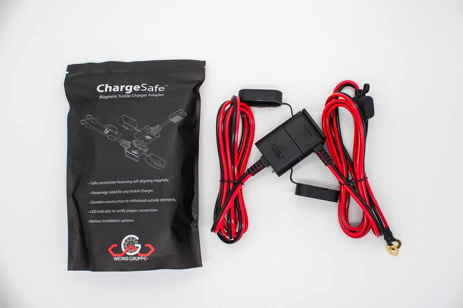 ChargeSafe – Magnetic Trickle Charger Adapter | 6V – 12V Quick Connect and Disco