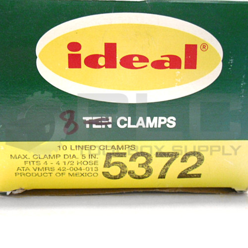 BOX OF 8 NEW IDEAL 5372 CLAMPS FOR 4-4 1/2″ HOSE