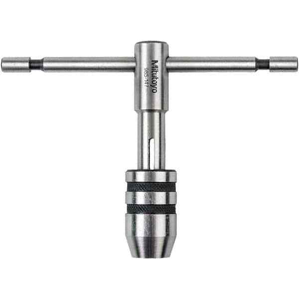 Mitutoyo 985-147 T-Handle Tap Wrench: 1/4″ -1/2″ Capacity, 3-1/2″ Overall Length