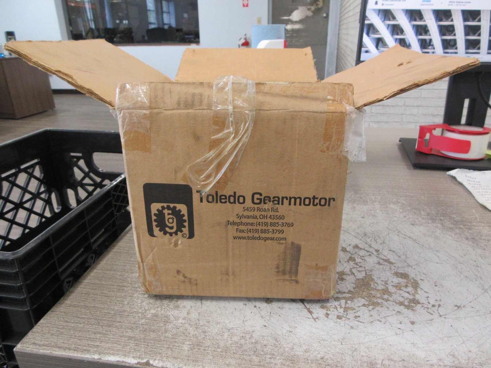 Toledo In-Line Gear Reducer M164-D7H Ratio: 3.20 539.2RPM New Surplus