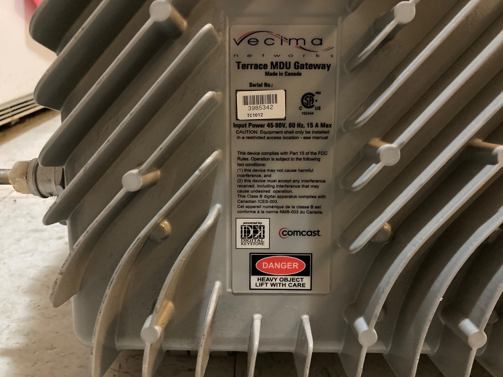 VECIMA Terrace MDU Gateway TC1012