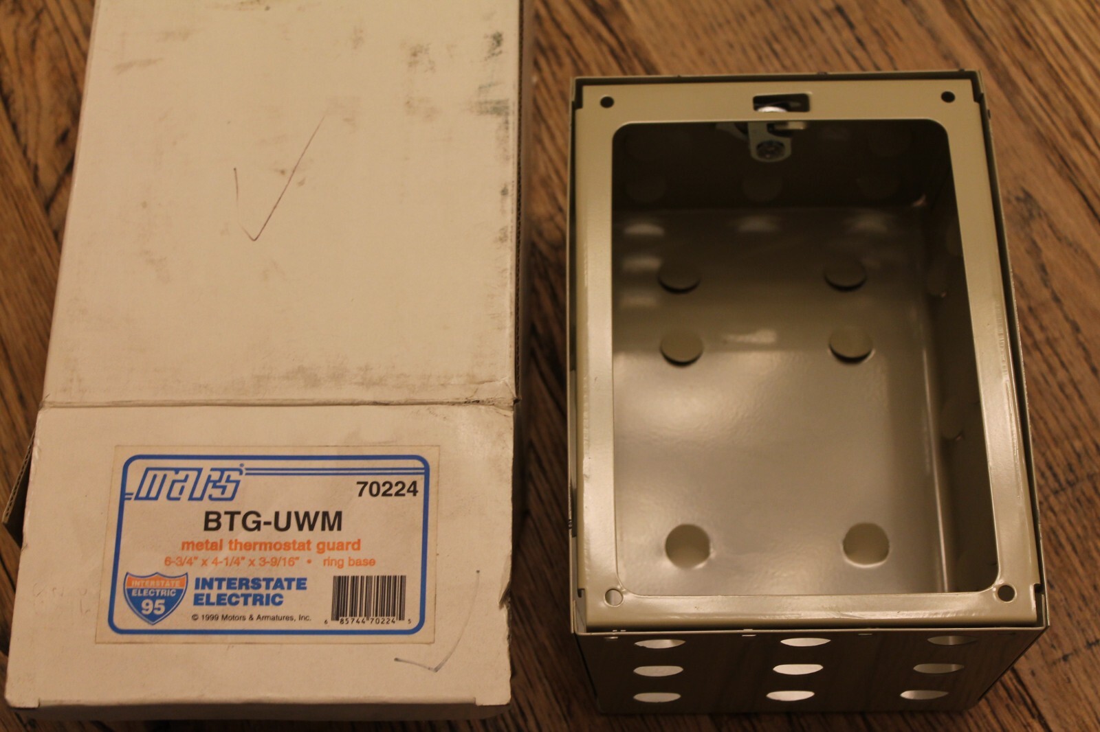 Interstate Electric BTG-UWM Thermostat Guard W/ Ring Base BTGUWM