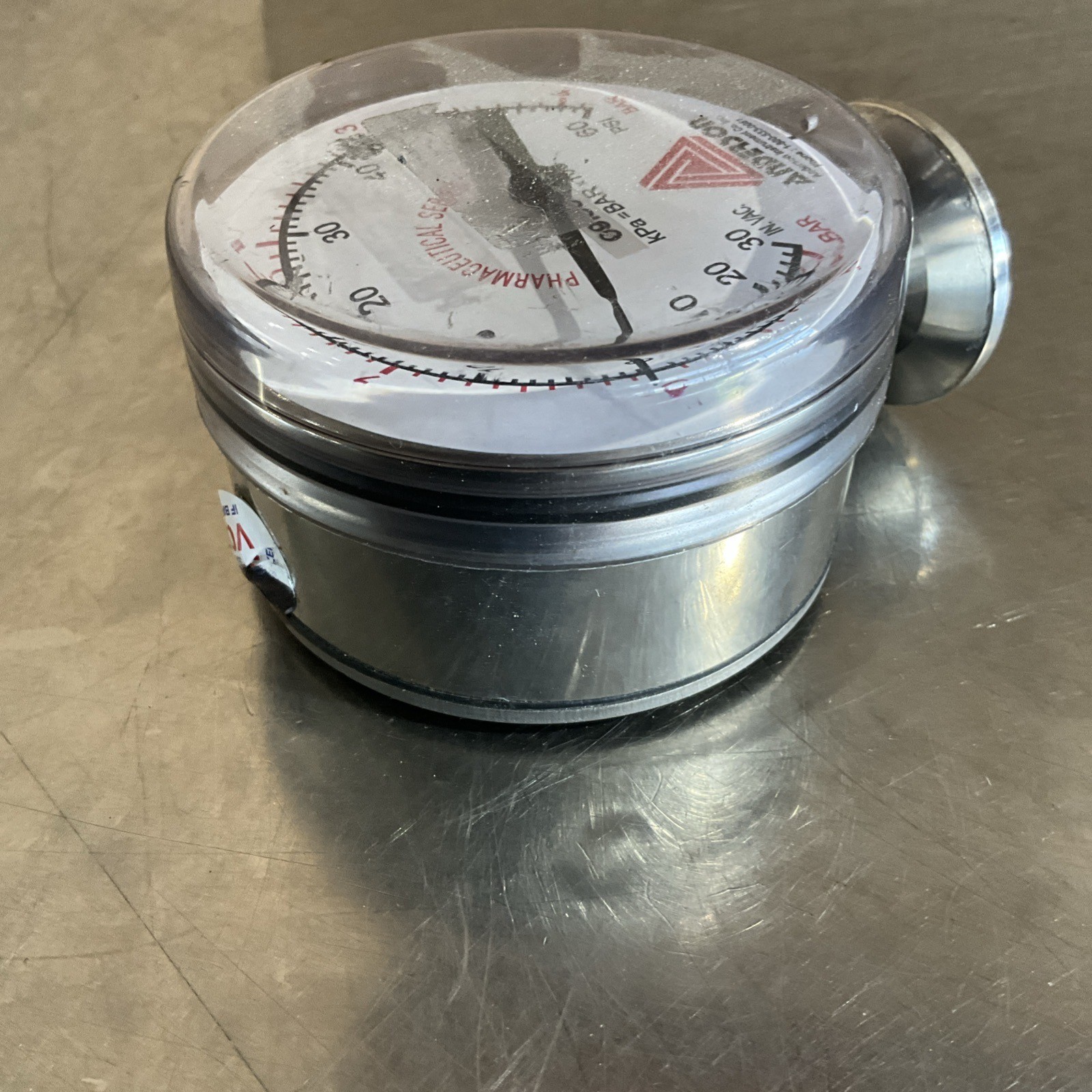 Anderson Pharmaceutical Series Pressure Gauge 0-60 PSI 0-4 BAR 0916056