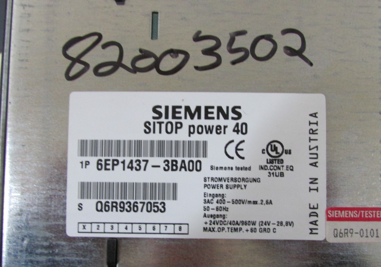 Siemens 40A 1/2ph SITOP Modular