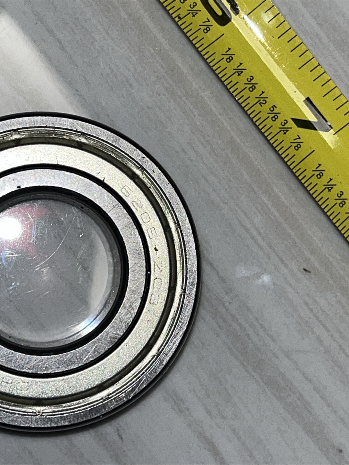 9 QTY! BULK LOT- SST 6205-ZC3 ONE SIDE METAL SHIELD BALL BEARING —NEW