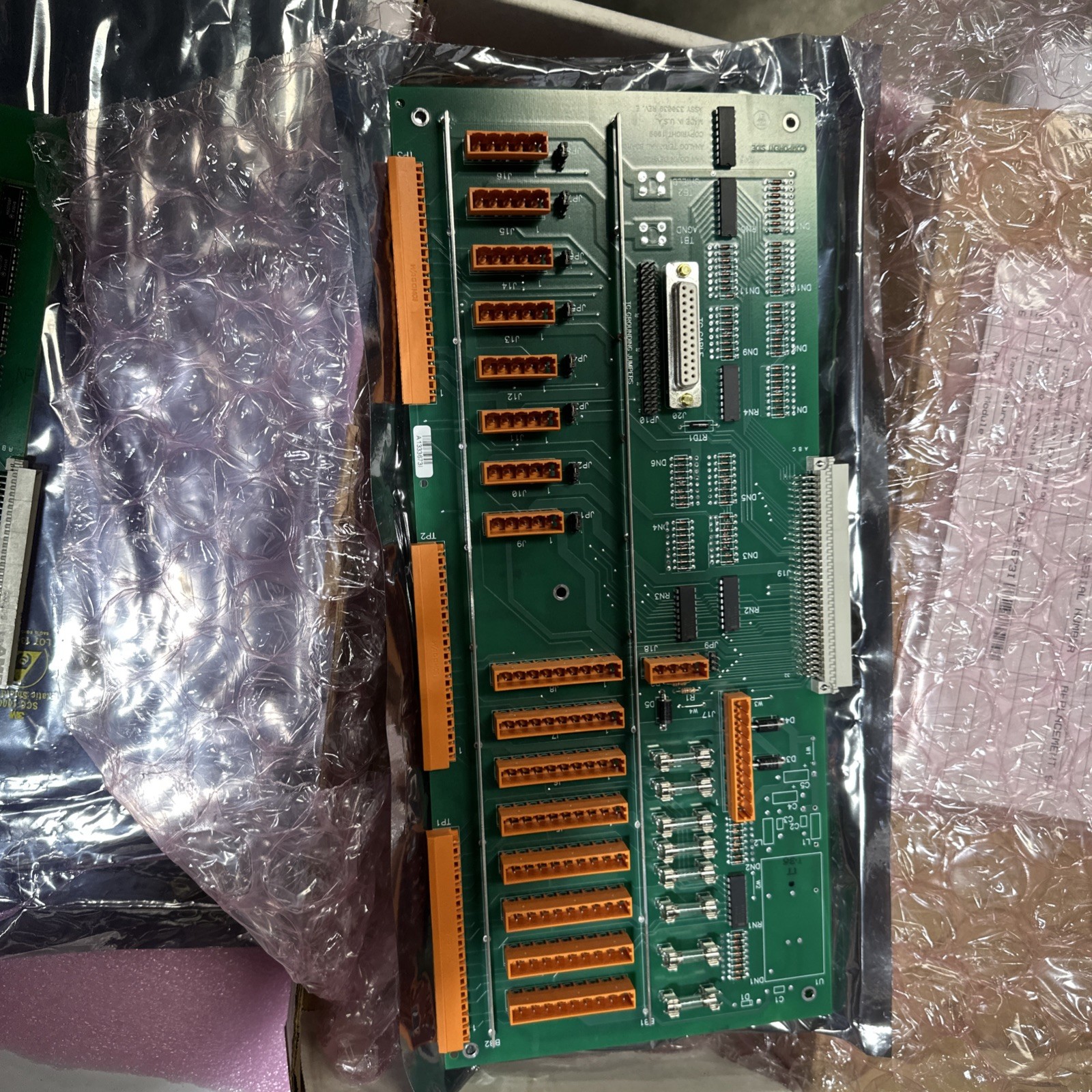 VAN DORN ASSY 330039 REV E ANALOG TERMINAL PCB BOARD CARD, PC330-039