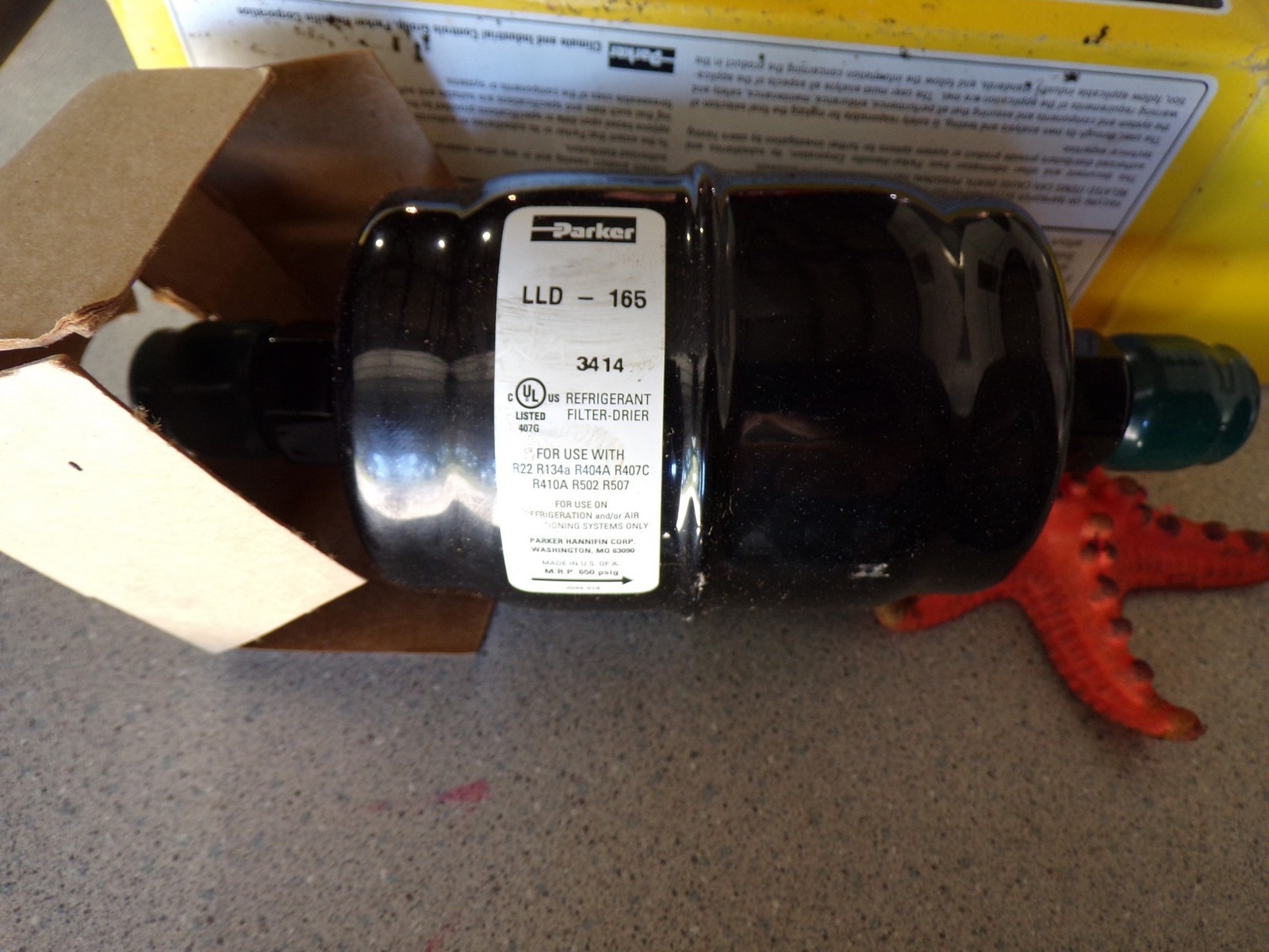 NEW Parker 450126-002 LLD-165 5/8″ SAE Flare *FREE SHIPPING*
