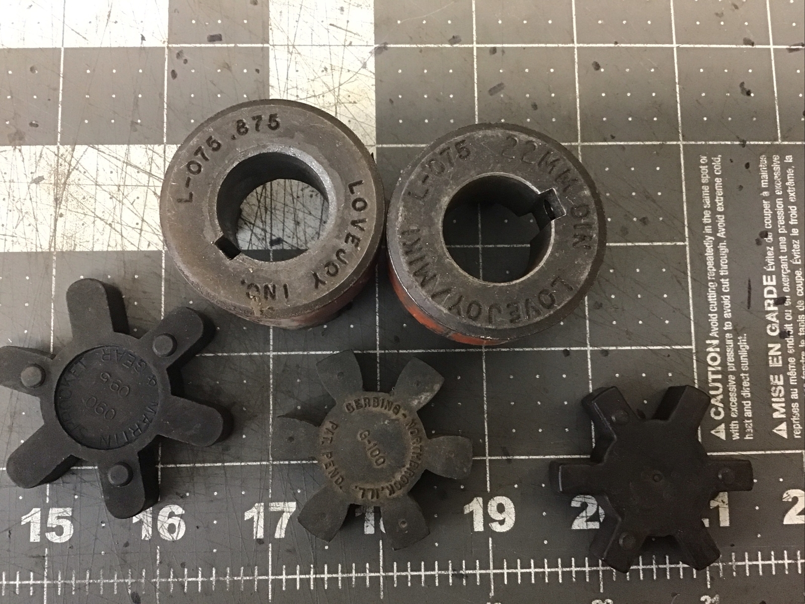 Lovejoy L-075 .875 /L-075 22 MM (Lot Of 5) Coupling Hub L075500 (LMP16L)