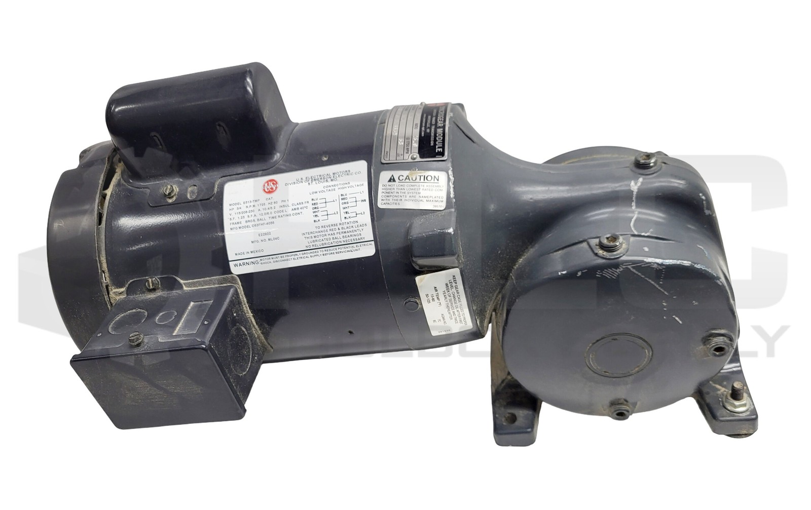 NEW US MOTORS E434/J03834481 SYNCROGEAR MODULE TYPE: GWP RATIO: 26.0, E513-TMP