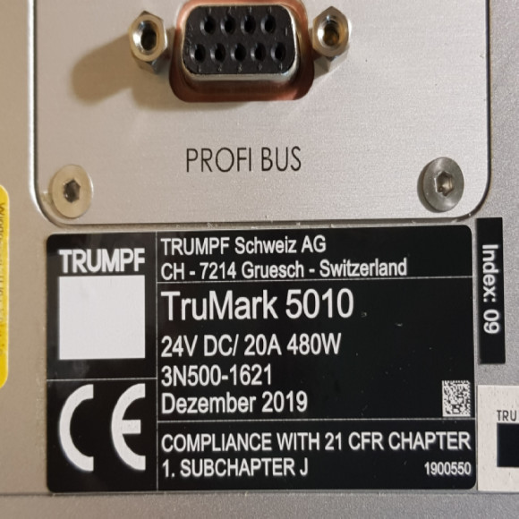 [New Other] TRUMPF / TruMark5010 / LASER MARKING
